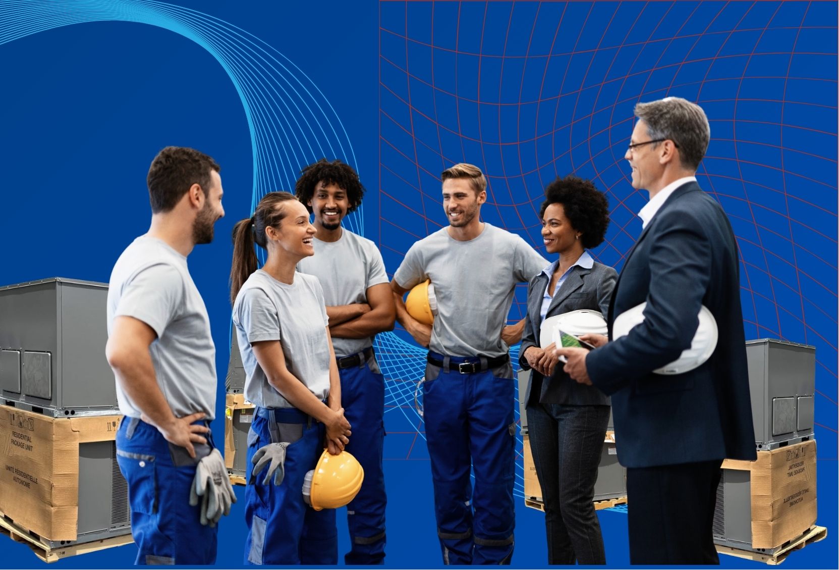 The Best Air Conditioning Group Photo